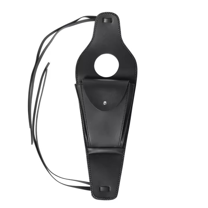 Cubierta De Tanque De Gasolina Para Motocicleta En Cuero PU Negro Con Bolsa Adecuada Para Harley Davidson Sportster XL 883 1200 - 1
