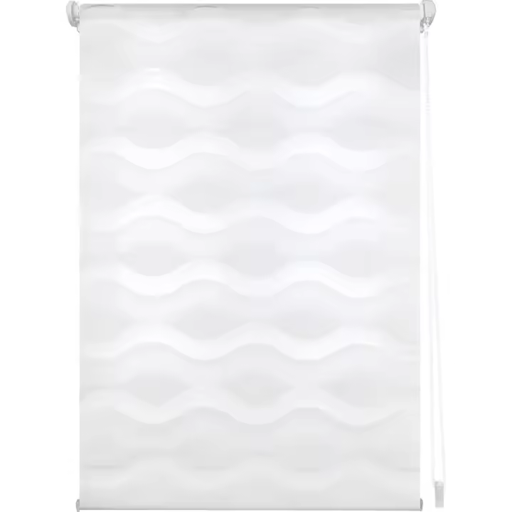 INTERBLIND  Estor Enrollable Noche y Día Doble Capa Ondulado  - Estor Instalación Versátil: Colgar, Atornillar, Pegar - 1