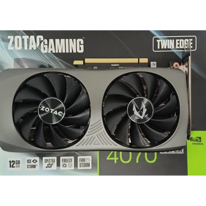 Zotac Gaming GeForce RTX 4070 SUPER Twin Edge 12GB GDDR6 - 1