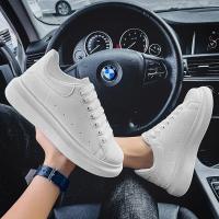 Zapatos De Cuero Blanco Para Hombre Zapatillas Deportivas Transpirables Plataforma Casual Para Caminar Y Correr Zapatos De Tenis Para Mujer - details 23