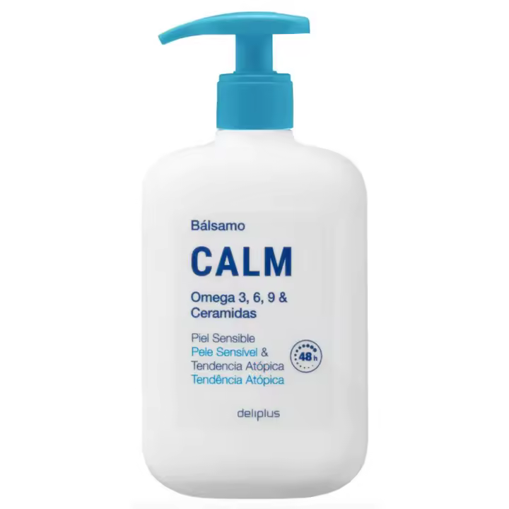 Pack 1 - Bálsamo Corporal Calm 400 ml. Omega 3, 6, 9 y Ceramidas para pieles sensibles y atópicas. Deliplus - 1
