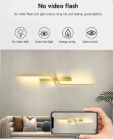 Lámpara De Pared Moderna Minimalista Creativa Con LED Para Dormitorio Sala De Estar Sofá TV Iluminación Ambiental En Oro - details 2