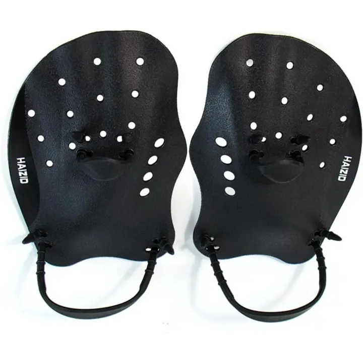 1 par de Paletas de Natation manuales, Paletas de Natation with Corretas ajustables, accesorios de Paletas de entrenamiento de Natation para Natation, Mujeres, hambres, niños y adultos - 1