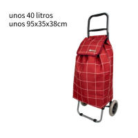 El diseño de celosía de dos ruedas del carrito de supermercado mide aproximadamente 40 L y aproximadamente 95 * 35 * 38 CM. - details 3