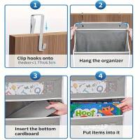 Organizador De Almacenamiento Colgante Con 5 Estantes Para Puerta Anti-Desplazamiento Gran Capacidad Adecuado Para Dormitorio Y Baño - details 5