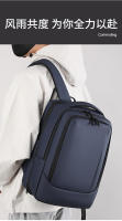 Mochila de negocios de gran capacidad para hombre, mochila moderna y de alta gama, bolso de hombro impermeable para computadora de viaje para hombre - details 1