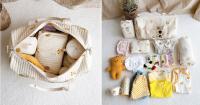 Bolso Grande Para Mamá Bolsa De Pañales Maternidad Organizador Portátil De Viaje Con Mosquetón Para Carrito De Compras Estilo Tote Bag - details 12