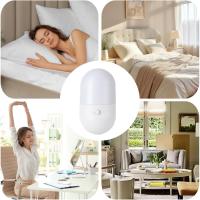 Luz de noche LED - Luz de noche de pared enchufable, Luz de noche LED Blanca | Luz Nocturna with sensor de anocecer a Amanecer, Luz LED que cambia de color, Luz Nocturna de Bajo Consumo, luz Nocturna LED para dormitorio - details 2
