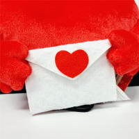 PELUCHE FORMA CORAZON CON ALAS Y SOBRE,te amo te quiero,Regalo Día de San Valentín,Decoracion Día de San Valentín,cm,fespu - details 1