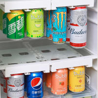 Organizador De Bebidas Para Nevera Almacenamiento En Gabinete Cajón Dispensador De Soda Estante Para Refrescos Con Deslizamiento - details 4