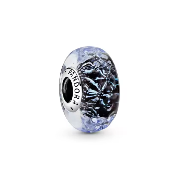 Pandora Pandora Charm en plata de ley Cristal de Murano Azul Oscuro 798938C00 , para Mujer - 1