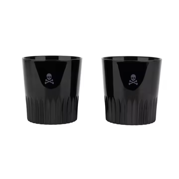 Set de 2 vasos negros para whiskey 345ml Scalpers Home - 1