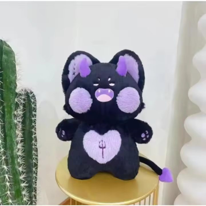 Muñeco De Peluche Kawaii 40cm Gato Dudu Anime Muñeco De Peluche Suave Decoración Para Niños Regalo De Cumpleaños Para Niños Y Niñas - 1