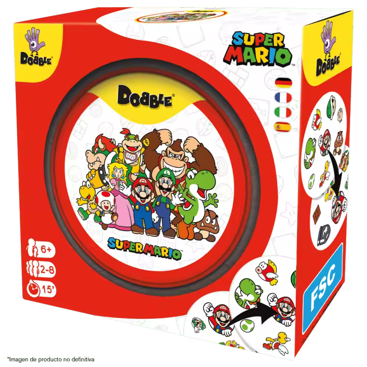Dobble Super Mario Juegos de mesa Zygomatic - 1