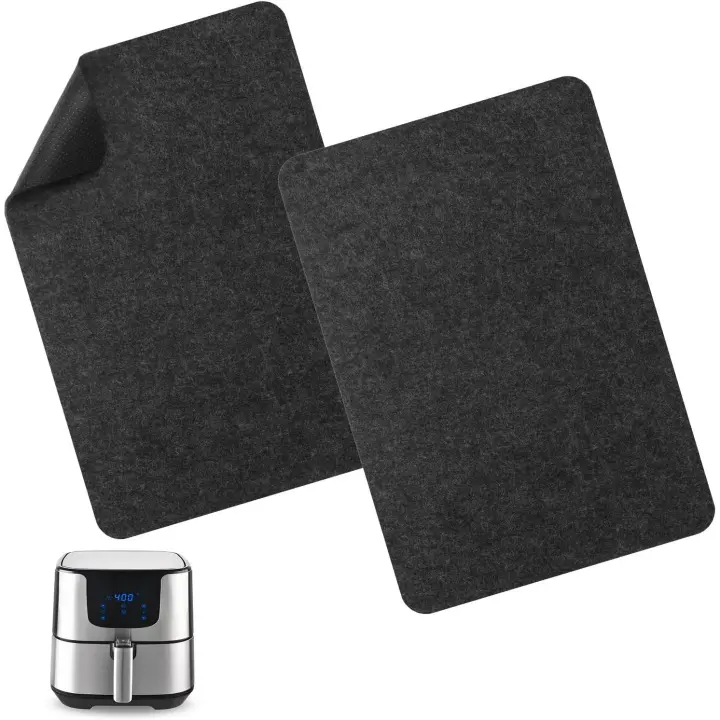 2 UNIDS Cocina Protector de Calor Mat Antideslizante Mezclador de Esteras Estera de Secado de Plato de Fieltro para Freidora de Aire Ninja, Cafetera, Licuadora, Microonda - 1