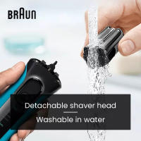 Afeitadora Eléctrica Braun Serie 3 ProSkin 3040S 3010S Para Hombres Con Recortador Recargable Universal 100-240v Afeitado Seco Y Húmedo - details 4
