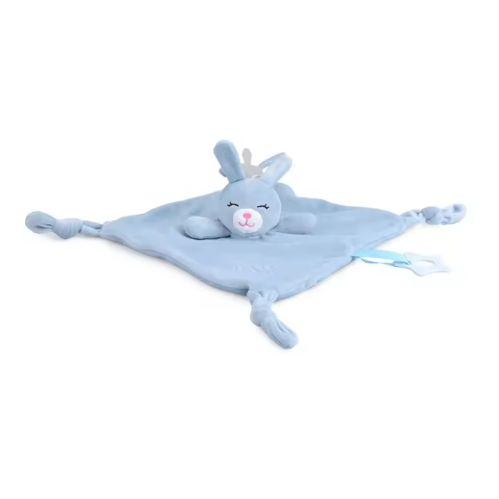 Toalla de confort para niños con dibujos de animales y muñecos de peluche. Toalla de confort para el compañerismo. - 1