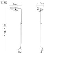 Soporte De Música Portátil Para Clarinete Trompeta Flauta Saxofón Y Otros Instrumentos De Viento Accesorio Para Principiantes Color Plata Material Metálico - details 27
