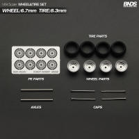 BNDS Rines De Aleación Con Neumáticos De Goma Para Vehículo De Escala 1/64 Estilo JDM VIP 8.3mm Conjunto De 4 Piezas Accesorios Detallados Para Modelo De Coche - details 1