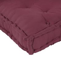 Cojín de Sofá Palet vidaXL con soporte para espalda y brazos en tela roja - details 5
