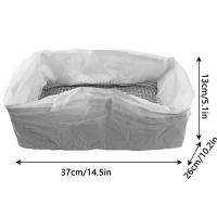 Bolsas De Arenero Para Gatos 10Pcs Con Cierre Y Red Filtro Reutilizables Bolsas De Papel Para Caja De Arenero Gruesas - details 6
