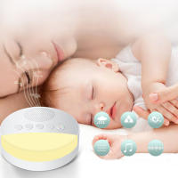 Máquina De Ruido Blanco Para Bebés Jugador De Sonido Para Sueño Con Luz Nocturna Y Timer Recargable Desactivación Por Tiempo USB - details 1