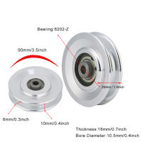 Aluminio Pulley De Fitness 90/115mm Accesorio De Entrenamiento De Resistencia Para Gimnasio En Casa Partes De Ejercicio - details 8
