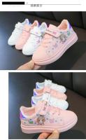 Zapatillas Para Niñas Cuero Sintético Transpirables Zapatos Casuales Para Todas Las Estaciones Zapatillas Blancas Pequeñas Para Niñas - details 7