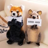 Muñeco De Peluche De Animales Bendecidos Roedor Pandilla Oso De Playa Canguro Colmillo De Mar Suerte Regalos Realistas Corto Cola Otter - details 2