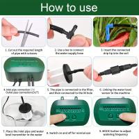 Kit De Riego Por Drip Solar Automático 2W/6V Con Batería Integrada De 1800mAh Para Dispositivo De Riego DIY Para Plantas En Macetas Y Jardín - details 2