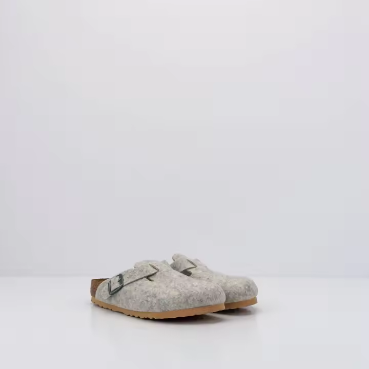 ZUECO - BIRKENSTOCK - BOSTON EGGSHELL FIELTRO DE LANA 1023143 BIRKENSTOCK ZUECOS - 1