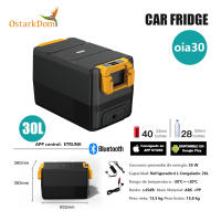OstarkDom Nevera portátil eléctrico 30L, 40L, 50L. refrigerador frigoririco para coche, caravana interior exterior. rango de temperatura -20c-+20c, control App - details 0