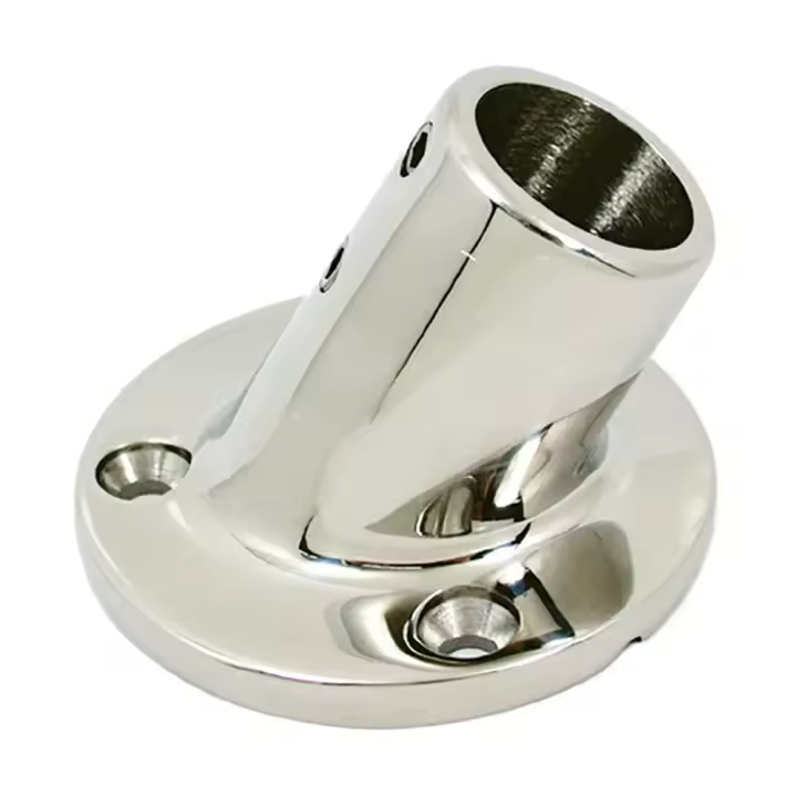 Oem Marine Soporte Redondo De 60° Acero Inoxidable - 1