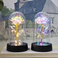 Luz De Noche Rosada Realista Luz LED De Simulación De Rosa Para Fiesta Y Decoración De Interior Regalo Ideal Para Día De San Valentín - details 4