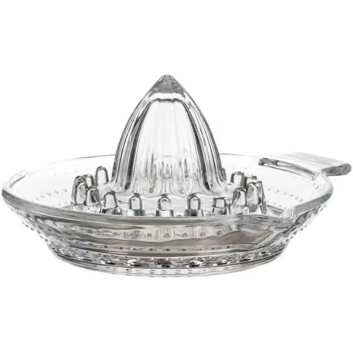 Manual Glass Citrus Juicer, Lemon Squeezer, 16 cm - 1