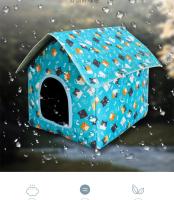 Casa De Mascotas Plegable Y Desmontable Resistente Al Agua Para Gatos Y Perros Ideal Para Ambientes Exteriores Suministros Para Mascotas - details 5