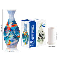 Vaso De Puzzle 3D En Porcelana Y Plástico Diseño De Panda Flor Juguete Creativo Para Decoración Del Hogar Regalo De Cumpleaños Para Niños Y Niñas - details 16