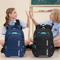Nueva Mochila Escolar Para Niños Impermeable Bolsa De Libros Para Adolescentes Chicos Material De Nylon Cierre De Cremallera - details 0