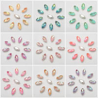 20Pcs Diamantes De Agua Colores Caballo Ojo 8x16MM Para Manualidades Joyería Vestimenta Casco Boda Zapatos Y Sombrero Accesorios - details 2