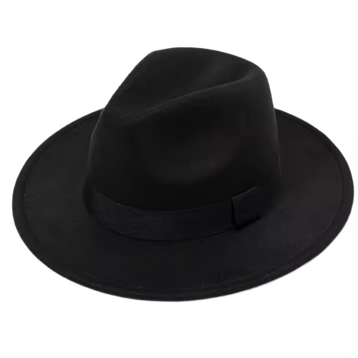 Sombrero De Lana Grande Para Hombre Y Mujer Estilo Inglés Jazz Moda Otoño E Invierno Fedora Formal Para Todas Las Estaciones - 1