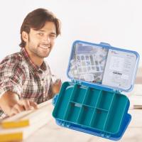 Caja De Almacenamiento Para Herramientas Y Accesorios De Joyería Doble Lado En Plástico 1-5PCS Organizador De Suministros De Hardware - details 6
