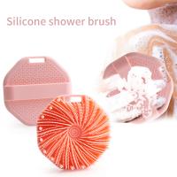 Cepillo De Baño De Silicona Mano Limpieza Exfoliante Poligonal Suave Masajeador Corporal Herramienta De Limpieza Para El Hogar - details 1