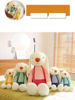 Muñeco De Peluche Conejo Con Orejas Largas Y Correa Juguetes De Peluche Para Niños Regalo De Cumpleaños Muñeco De Ropa - details 0