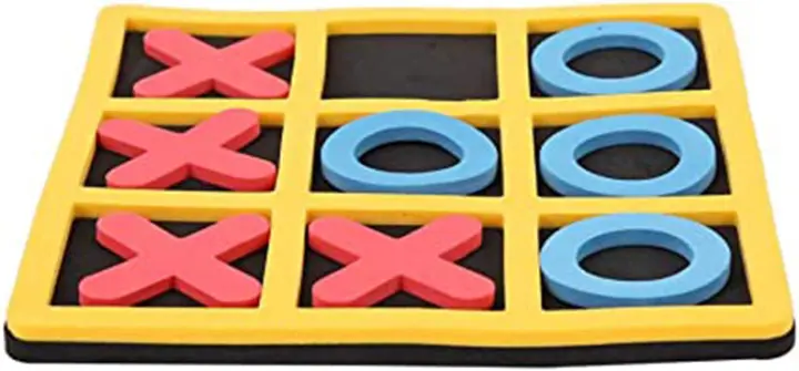 Juego Clásico De Tres En Raya Tic Tac Toe Portátil Para Todas Las Edades Juguete De Estrategia Ineludible Para El Tiempo - 1