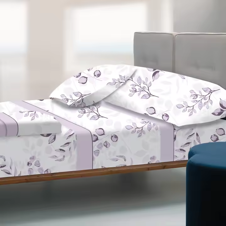 Vivid Torral - Juego de Sábanas Coralina Estampada Invierno 200g Térmica Confort Calidez - Suaves sábanas de coralina estampadas para un cálido y confortable invierno - 1