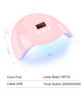 Secador De Uñas Portátil Con 18 Piezas De Lámpara LED UV USB Para Uso En El Hogar Y Cura De Esmaltes De Uñas - details 6
