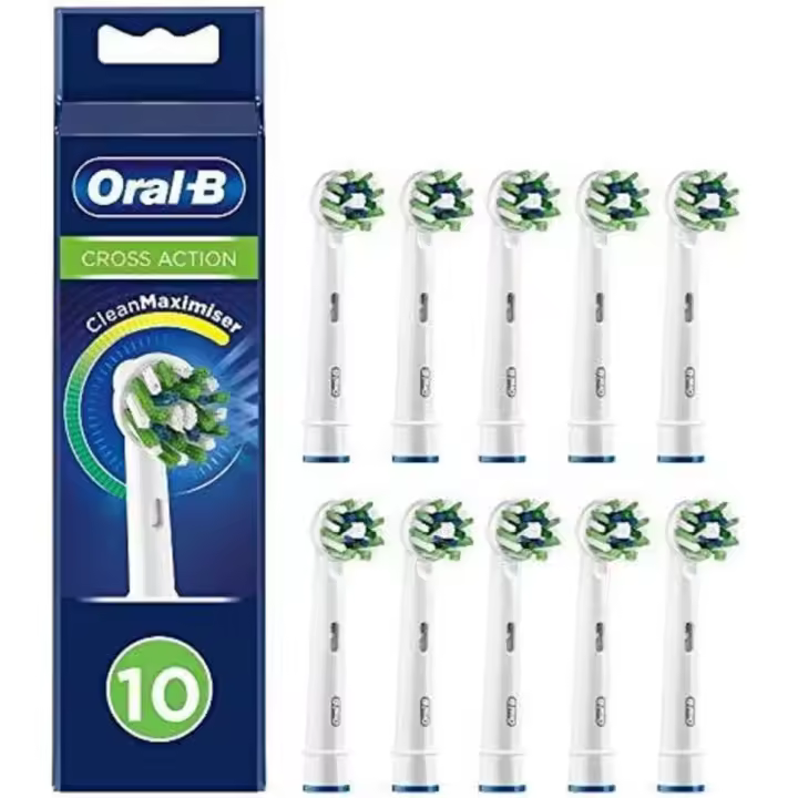 BRAUN Oral B Recambios Cepillo Oral B Cross Action Pack 10 piezas - 1