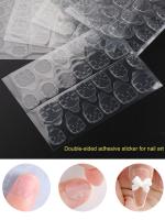 5 Hojas De Pegatinas Adhesivas Doble Cara Para Uñas Postizas Arte De Uñas Acrílicas Manicura Falsa Cinta Adhesiva De Plástico Transparente - details 0