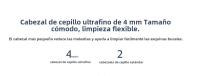 Cabeza De Cepillo De Dientes Eléctrico Ultrasonido Universal Para Xiaomi Mijia T700 Cabeza De Reemplazo De Alta Densidad No Original - details 3