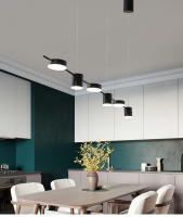 Lámpara Colgante Minimalista Moderna En Acero Para Bar, Comedor, Mesa Iluminación De Alta Potencia Dimmable Certificación CCC - details 4